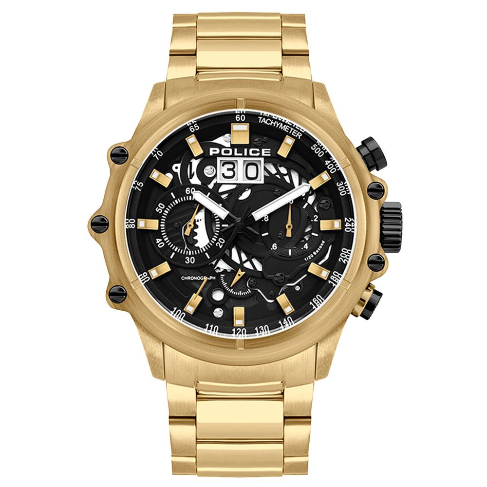 Police Gold Men Watch - Arichezz.store