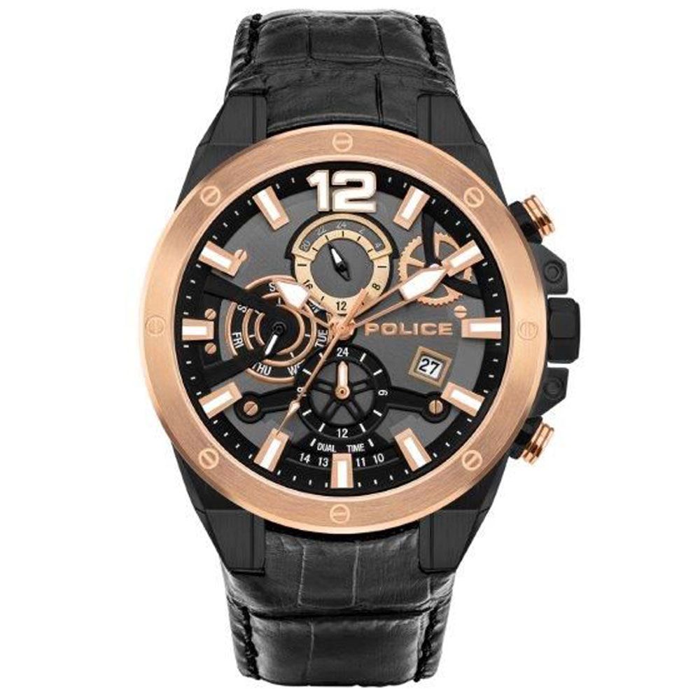 Police Rose Gold Men Watch - Arichezz.store