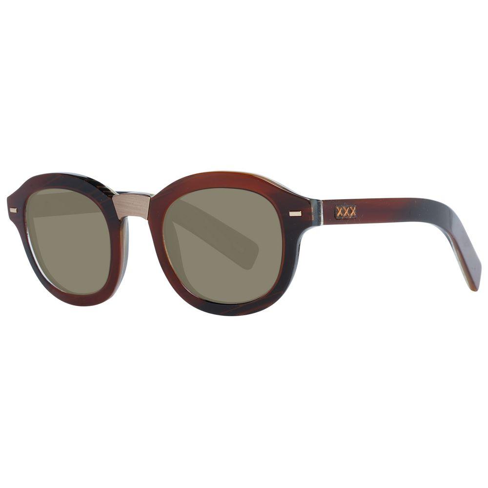 Zegna Couture Brown Men Sunglasses - Arichezz.store