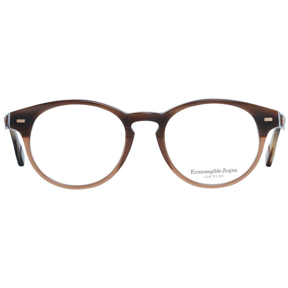 Zegna Couture Brown Men Optical Frames - Arichezz.store