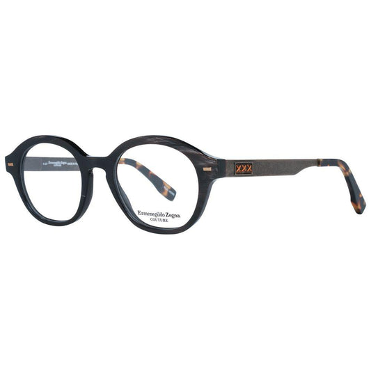 Zegna Couture Brown Men Optical Frames - Arichezz.store