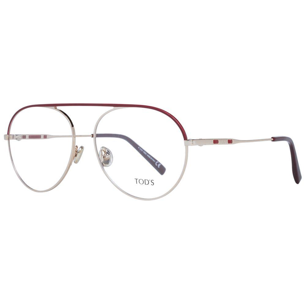 Tod's Red Women's Aviator Optical Frames