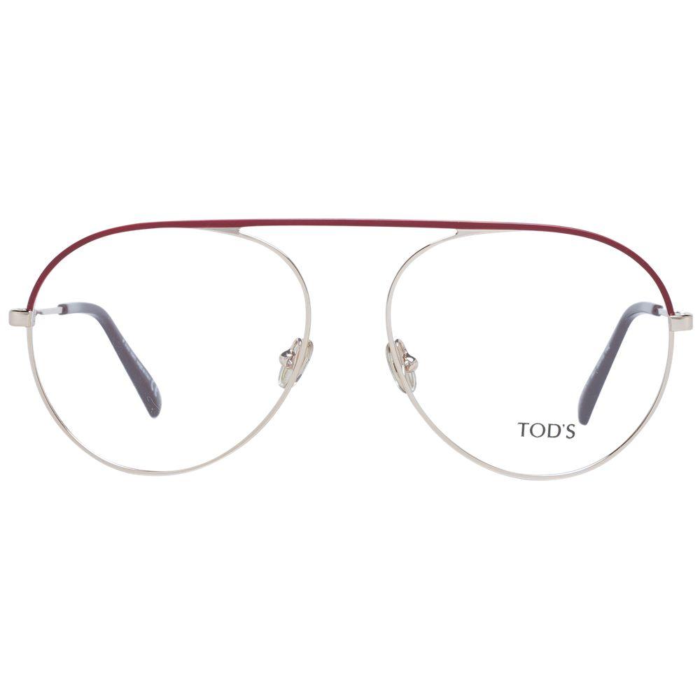 Tod's Red Women's Aviator Optical Frames