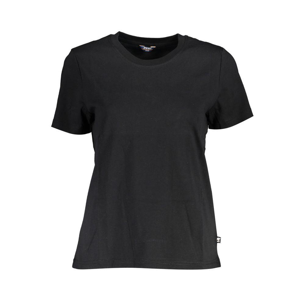 K-WAY Black Cotton Tops & T-Shirt - Arichezz.store