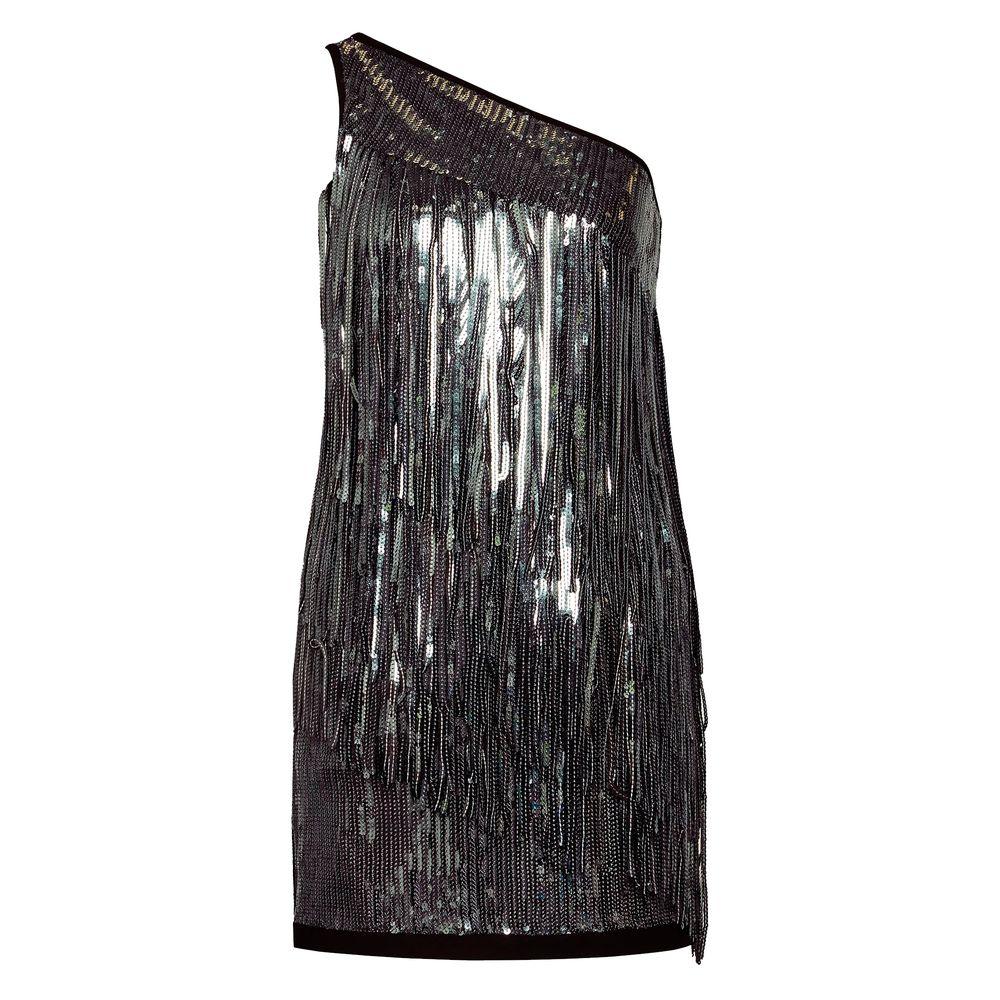 PINKO Gray Polyester Dress