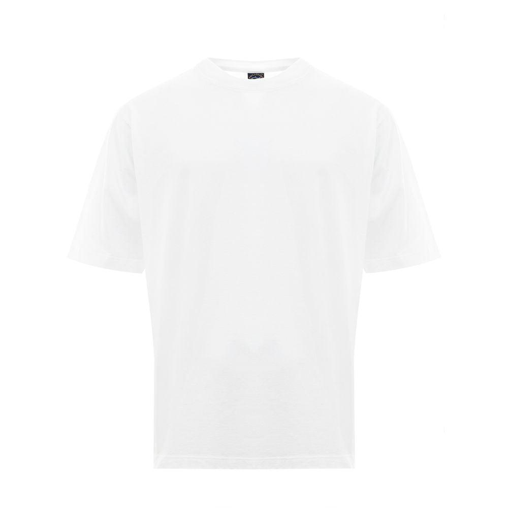 Paul & Shark White Cotton T-Shirt - Arichezz.store