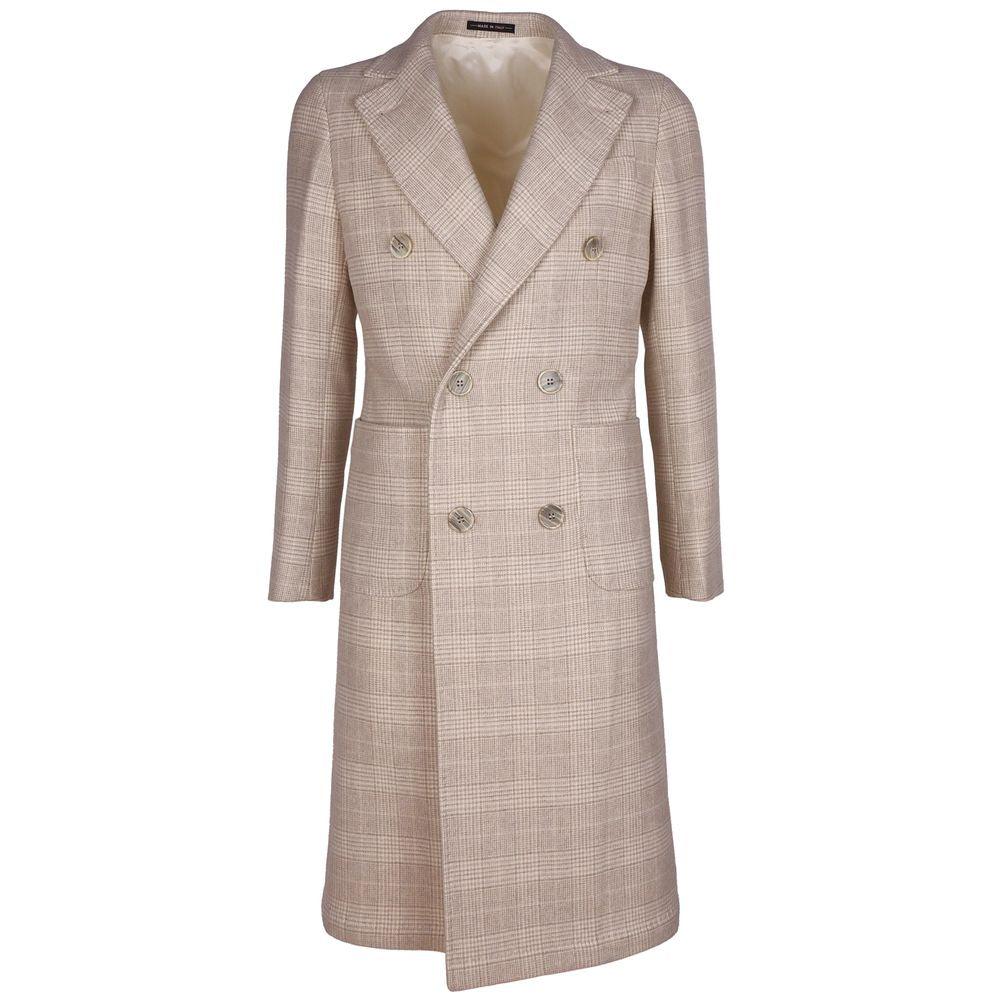 Made in Italy Beige Wool Vergine Jacket - Arichezz.store