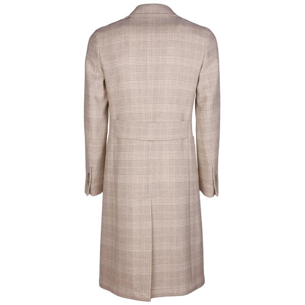 Made in Italy Beige Wool Vergine Jacket - Arichezz.store