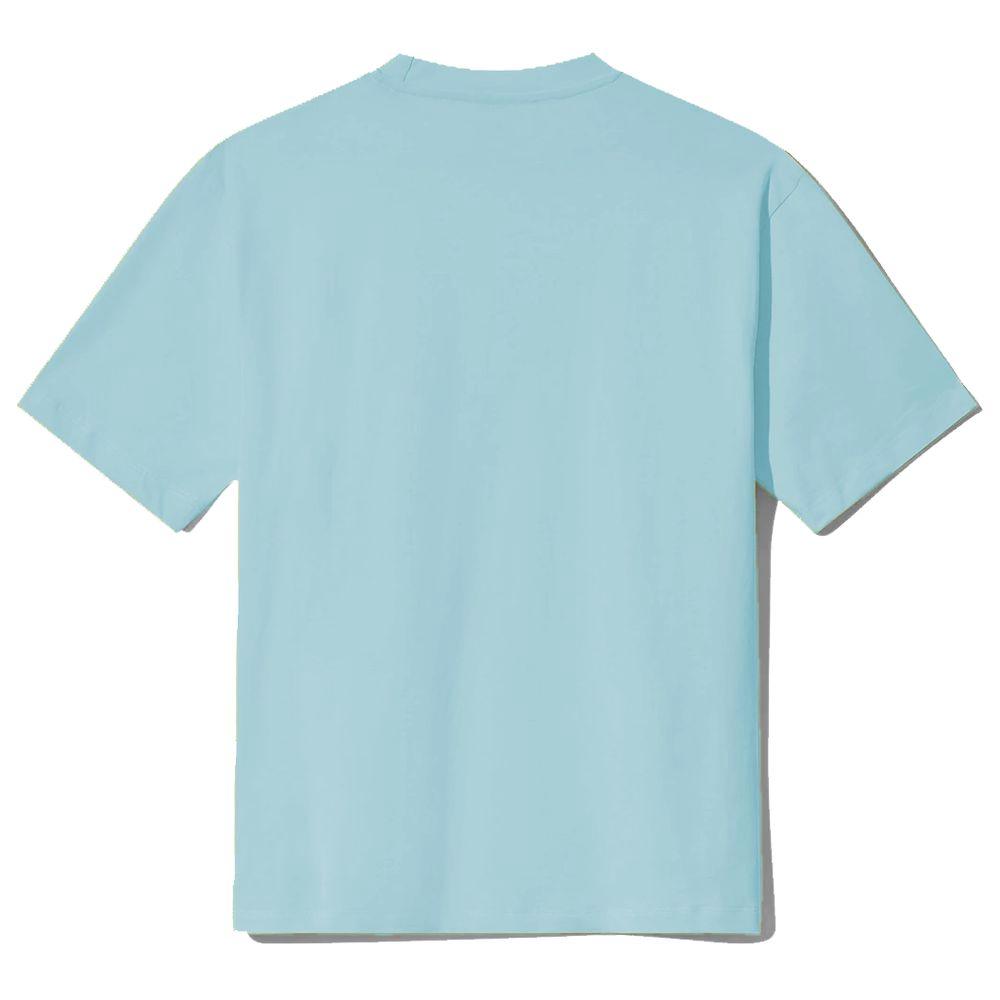 Comme Des Fuckdown Light Blue Cotton T-Shirt