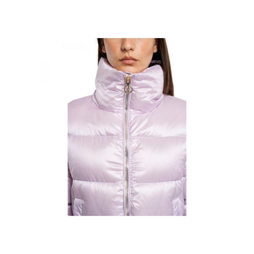 People Of Shibuya Purple Quilted Down Jacket - Arichezz.store