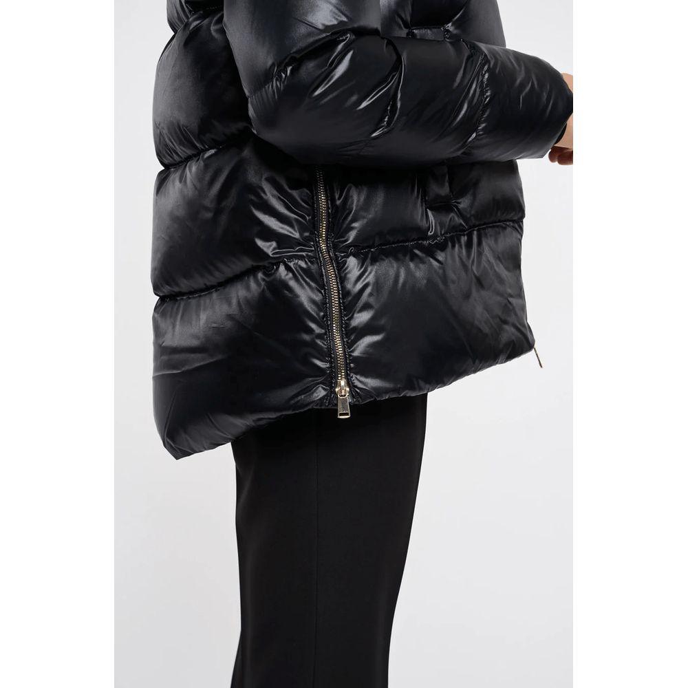 People Of Shibuya Black Quilted Down Jacket - Arichezz.store