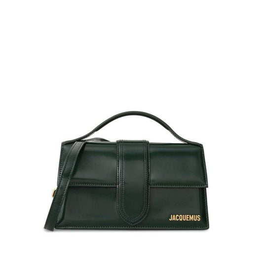 Jacquemus Green Leather Shoulder Bag - Arichezz.store