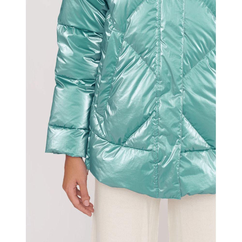 People Of Shibuya Light Blue Quilted Down Jacket - Arichezz.store