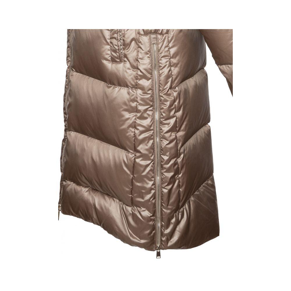 People Of Shibuya Beige Quilted Down Jacket - Arichezz.store