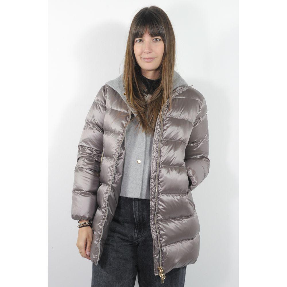 People Of Shibuya Gray Quilted Down Jacket - Arichezz.store