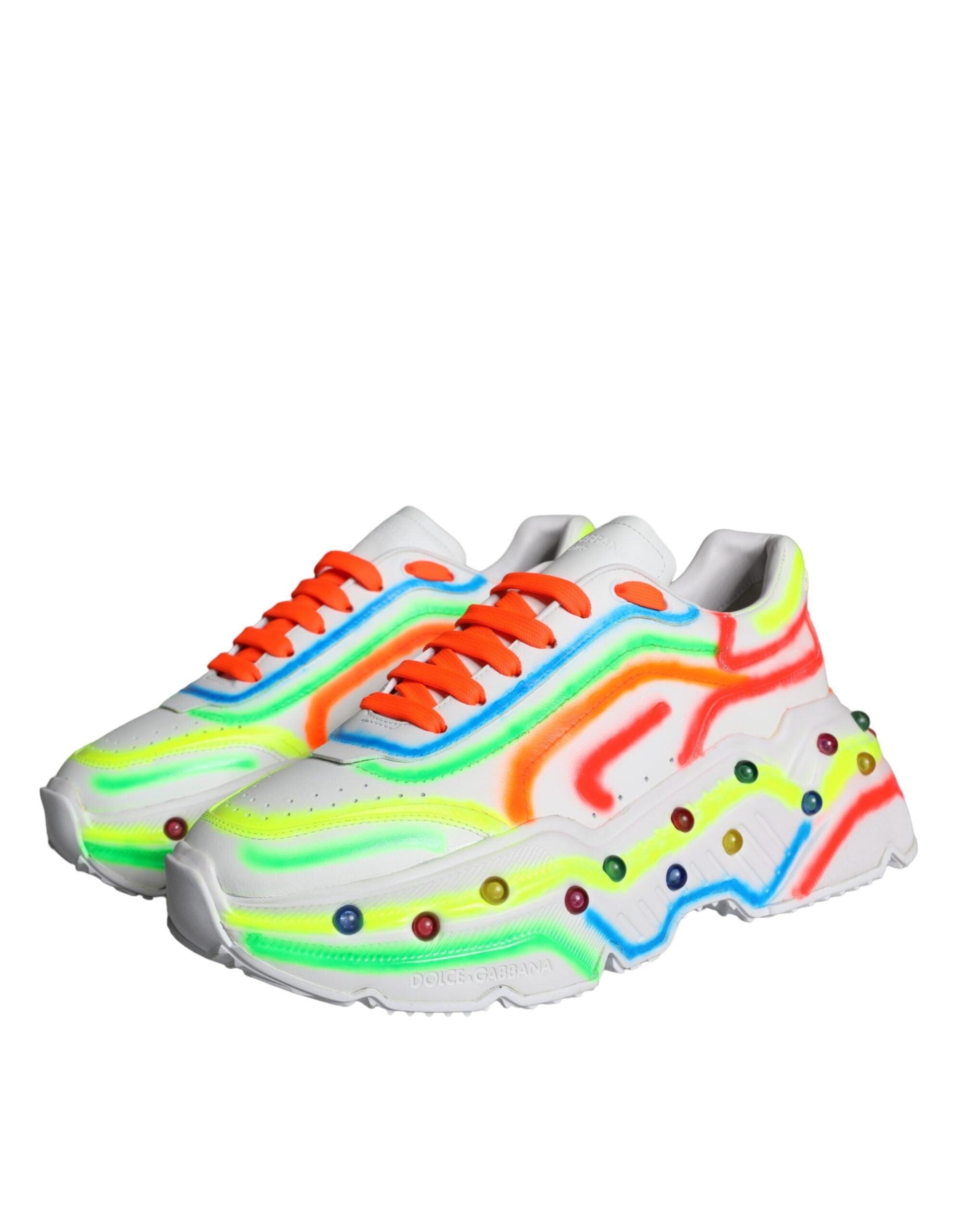 Dolce & Gabbana Multicolor Daymaster LED Lighted Sneaker Shoes - Arichezz.store