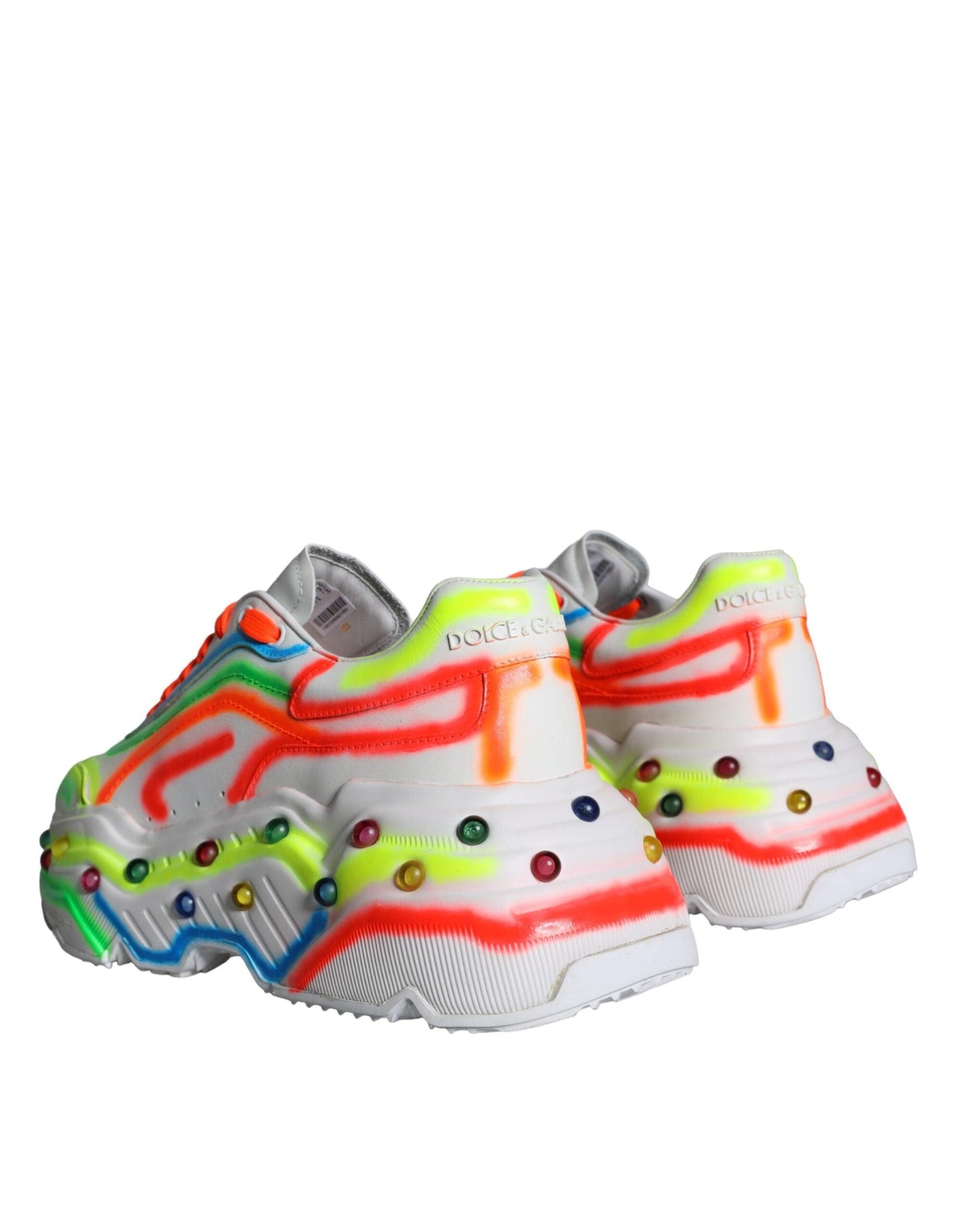 Dolce & Gabbana Multicolor Daymaster LED Lighted Sneaker Shoes - Arichezz.store