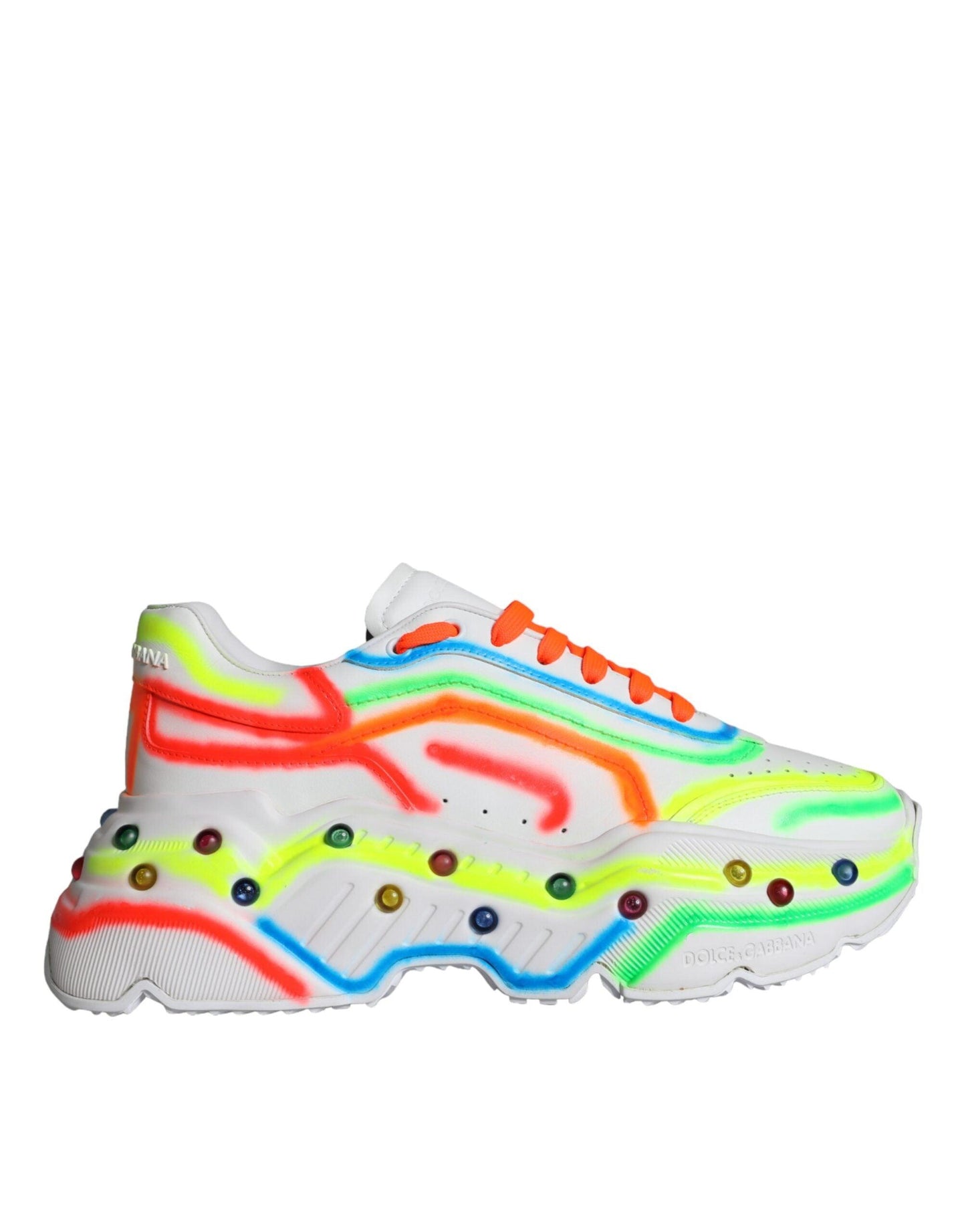 Dolce & Gabbana Multicolor Daymaster LED Lighted Sneaker Shoes - Arichezz.store