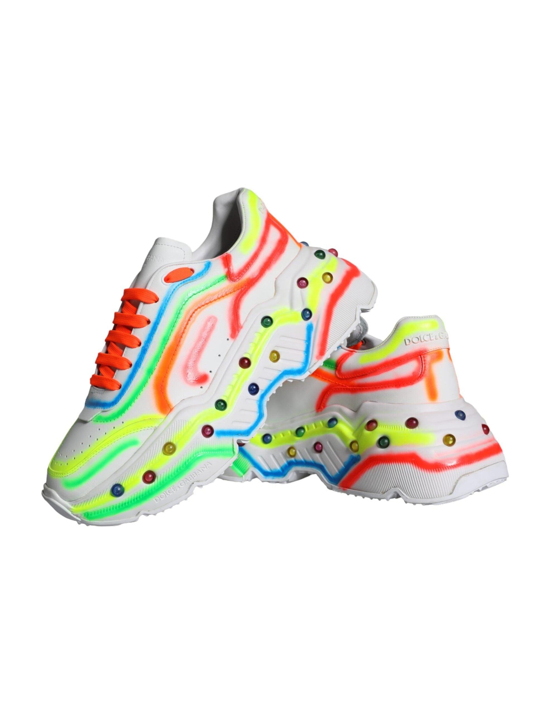 Dolce & Gabbana Multicolor Daymaster LED Lighted Sneaker Shoes - Arichezz.store