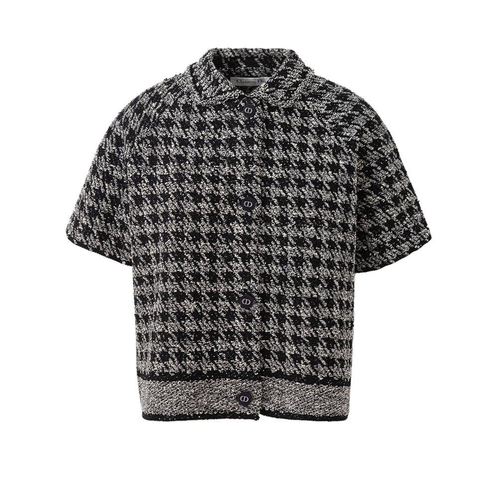 Dior Black Tweed Short Sleeve Jacket - Arichezz.store