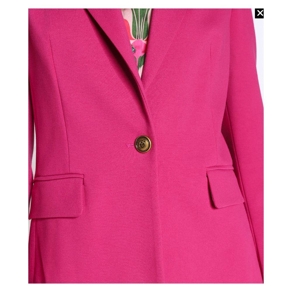 PINKO Fuchsia Viscose Blazer - Arichezz.store