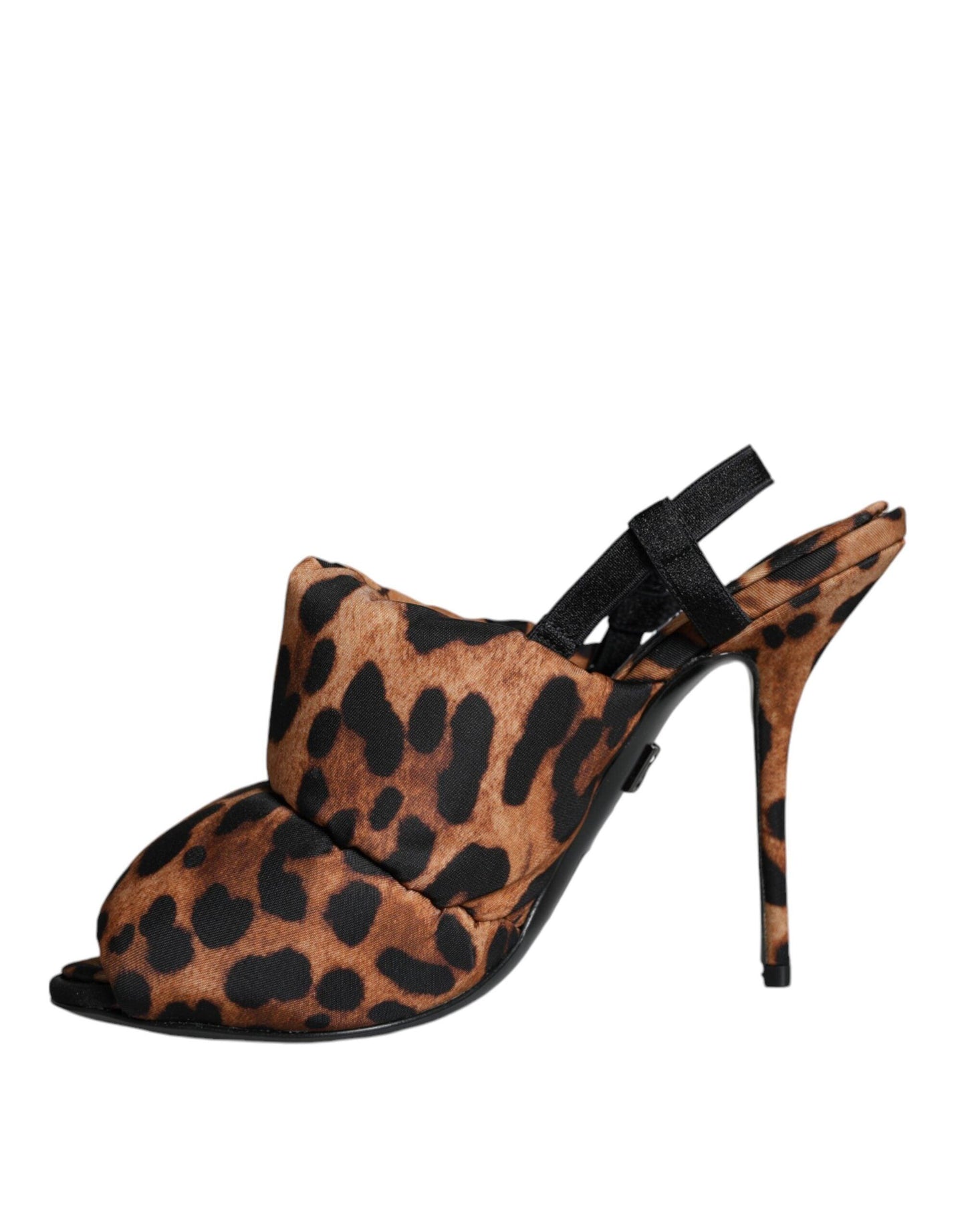 Dolce & Gabbana Brown Leopard Keira Slingback Sandals Shoes - Arichezz.store