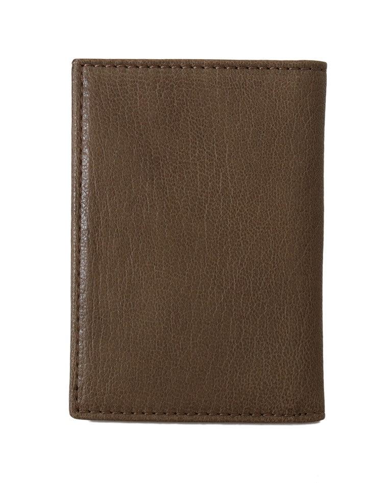 Billionaire Italian Couture Elegant Leather Men's Wallet in Brown - Arichezz.store