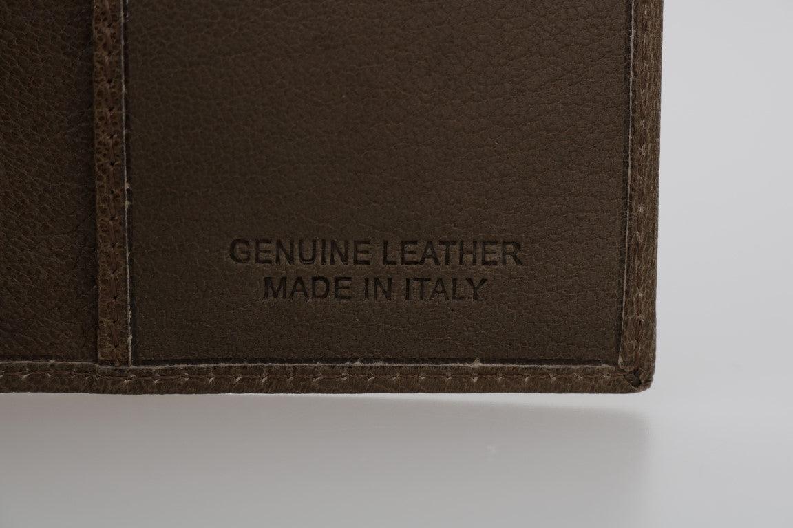 Billionaire Italian Couture Elegant Leather Men's Wallet in Brown - Arichezz.store