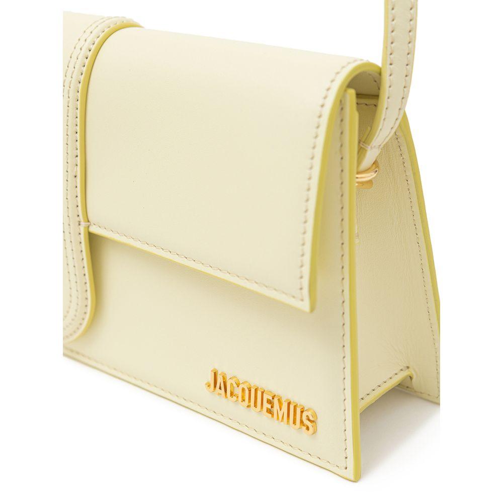 Jacquemus Yellow Leather Shoulder Bag - Arichezz.store