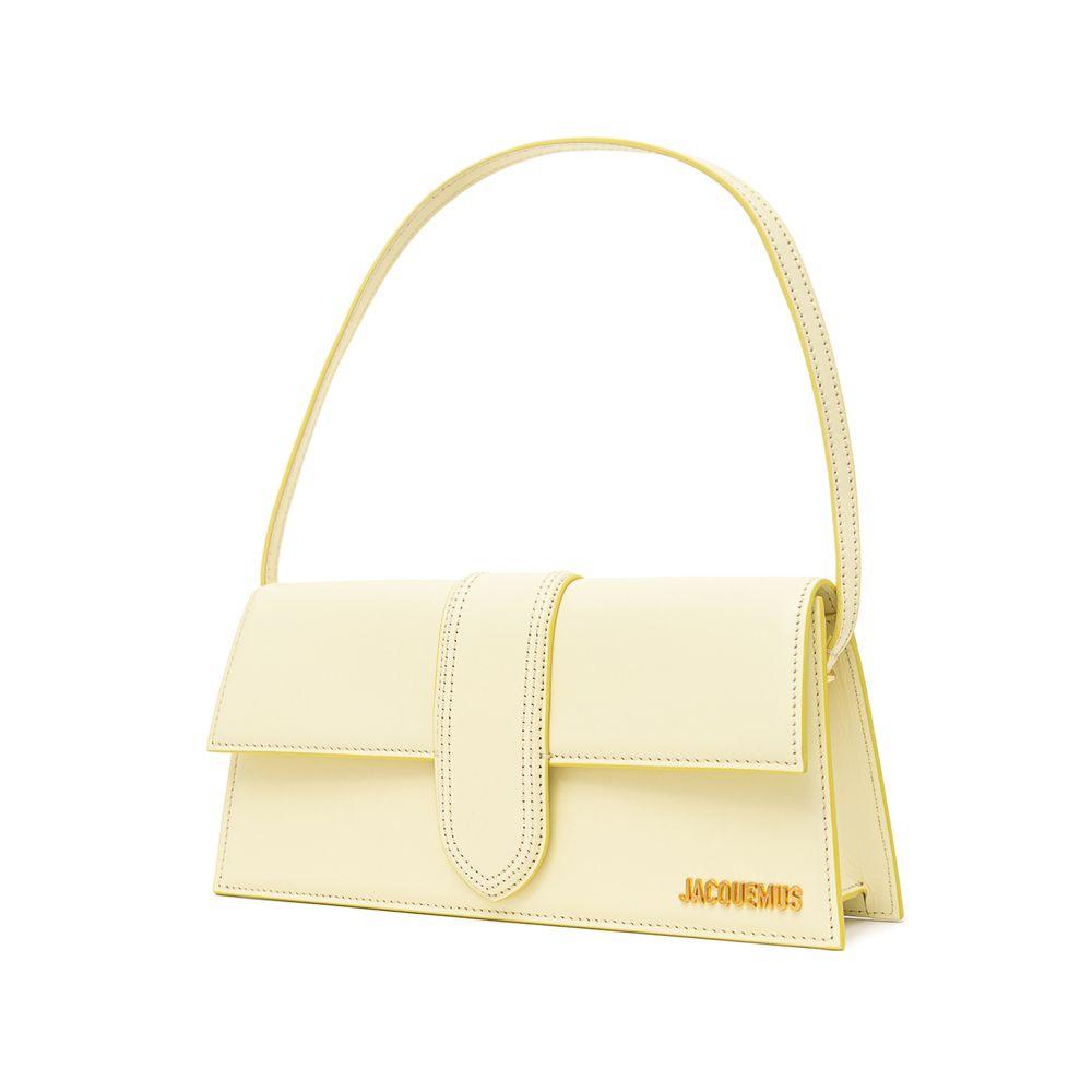 Jacquemus Yellow Leather Shoulder Bag - Arichezz.store