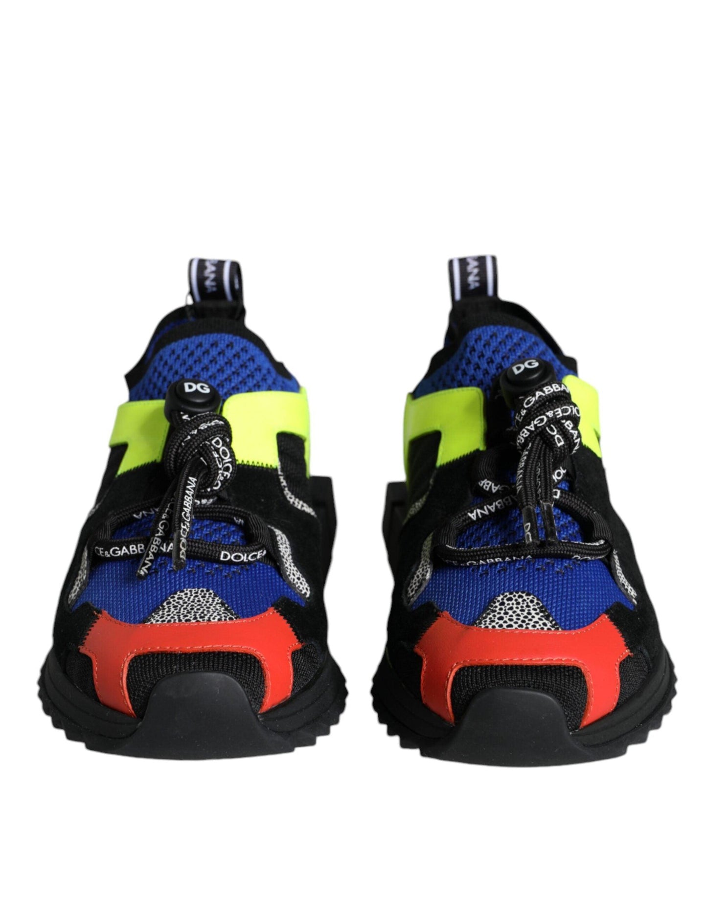 Dolce & Gabbana Multicolor Mesh Sorrento Trekking Sneakers Shoes - Arichezz.store