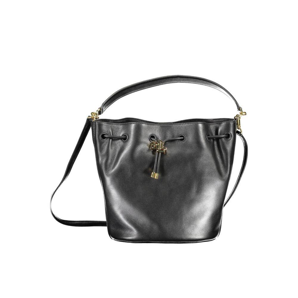 Ralph Lauren Black Leather Handbag - Arichezz.store