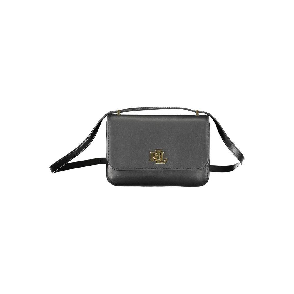 Ralph Lauren Black Leather Handbag - Arichezz.store