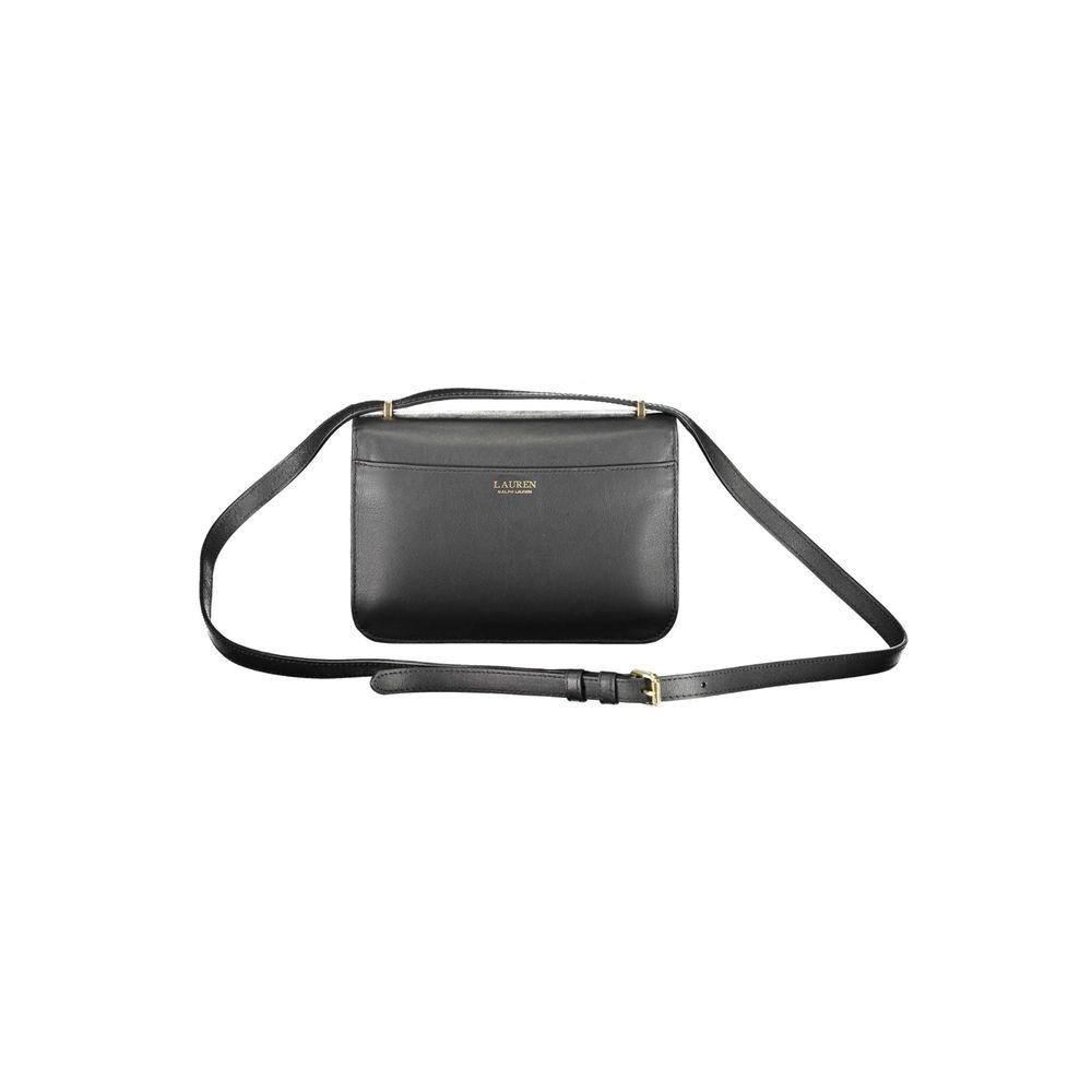 Ralph Lauren Black Leather Handbag - Arichezz.store