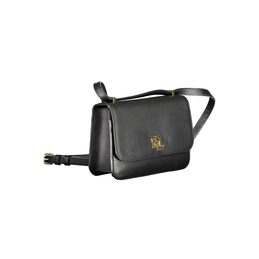 Ralph Lauren Black Leather Handbag - Arichezz.store