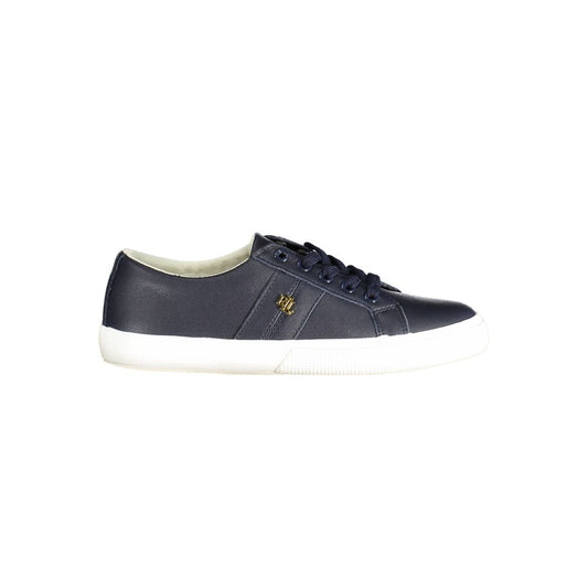 Ralph Lauren Blue Polyester Sneaker - Arichezz.store