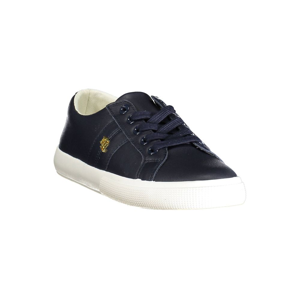 Ralph Lauren Blue Polyester Sneaker - Arichezz.store