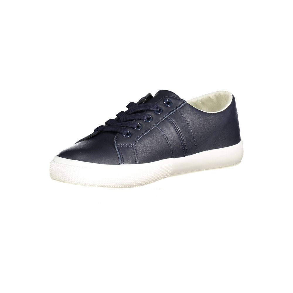 Ralph Lauren Blue Polyester Sneaker - Arichezz.store