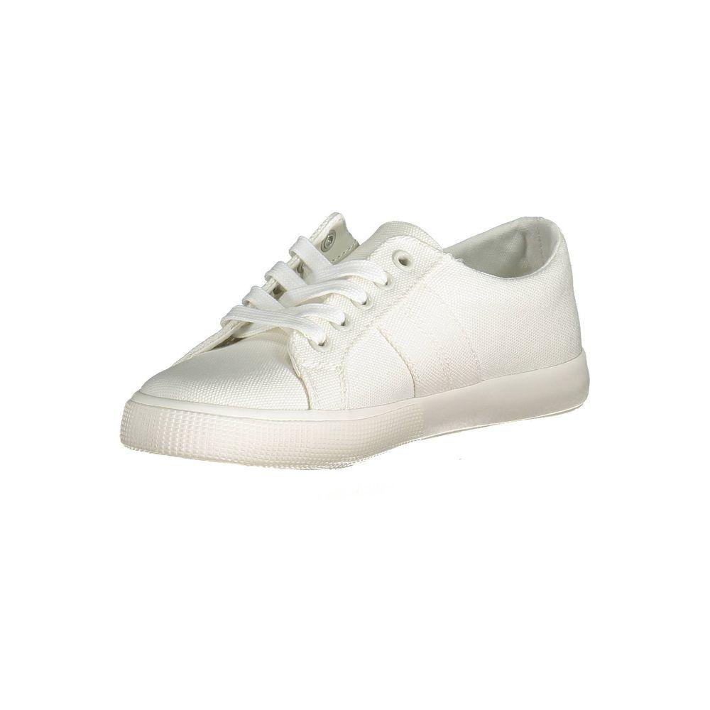 Ralph Lauren White Cotton Sneaker - Arichezz.store