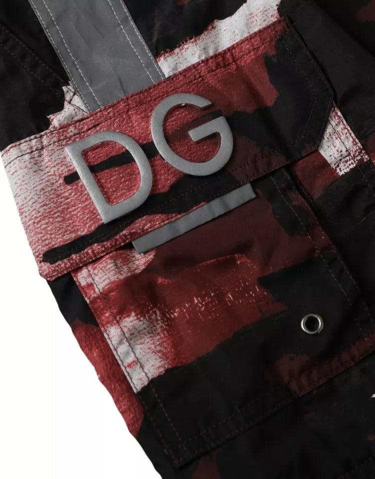 Dolce & Gabbana Multicolor Camouflage DG Logo Beachwear Shorts Swimwear - Arichezz.store