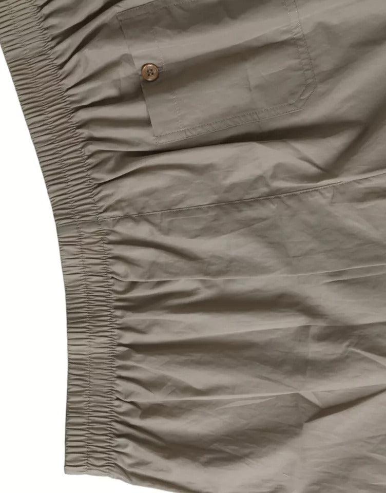 Dolce & Gabbana Brown Cotton Regular Boxer Shorts Underwear - Arichezz.store