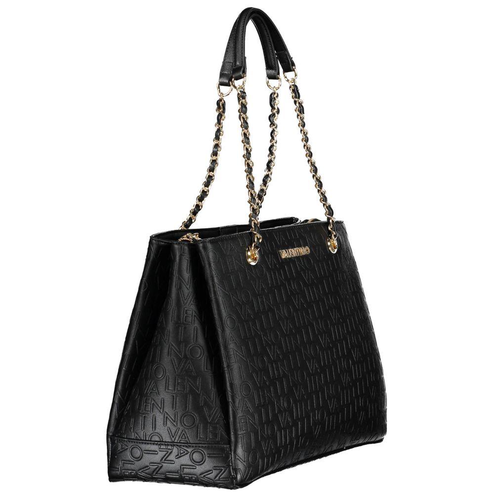 Valentino Bags Black Polyethylene Handbag - Arichezz.store