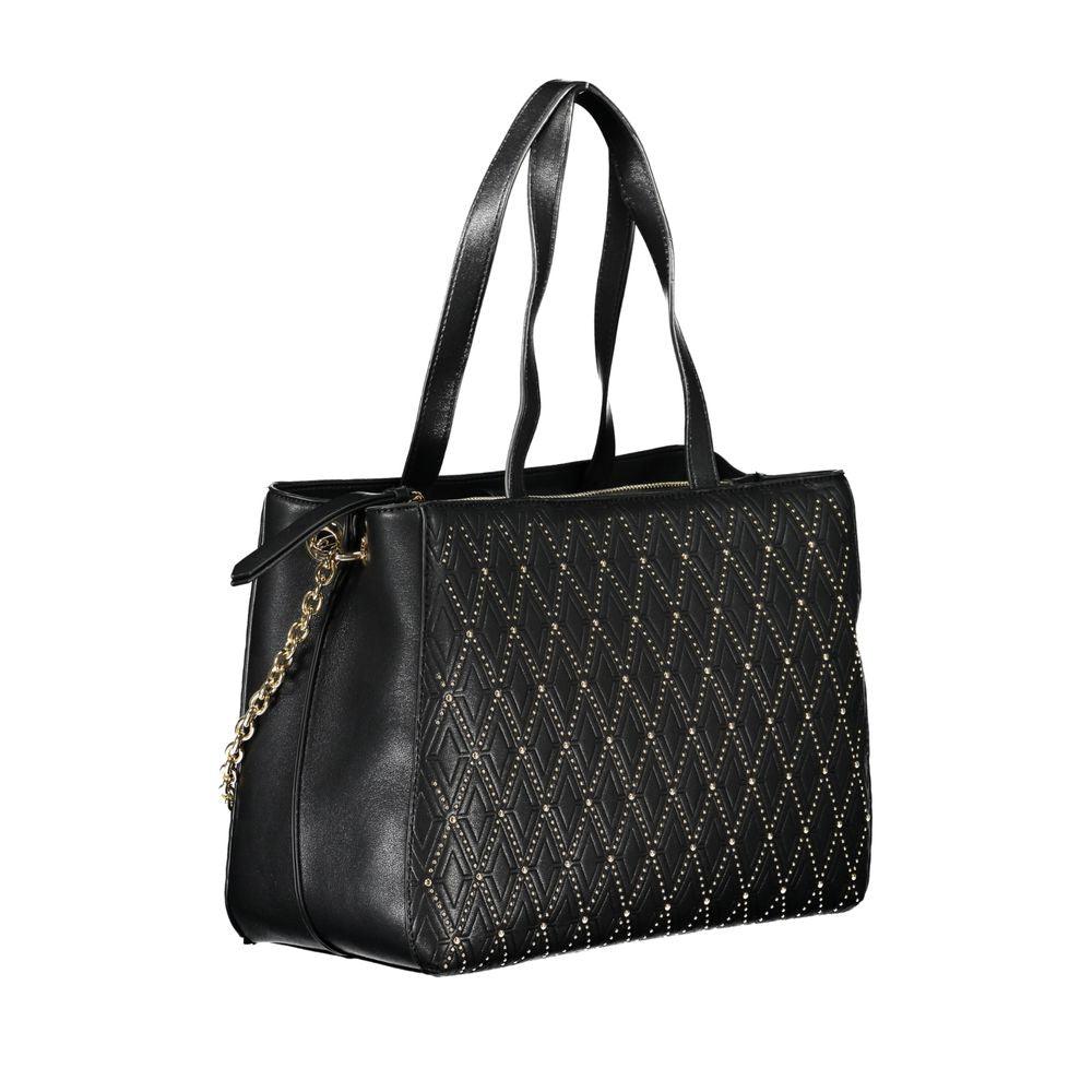 Valentino Bags Black Polyethylene Handbag - Arichezz.store