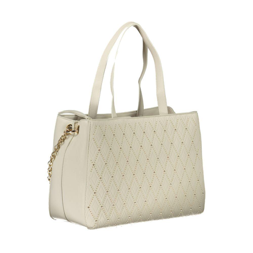 Valentino Bags White Polyethylene Handbag - Arichezz.store