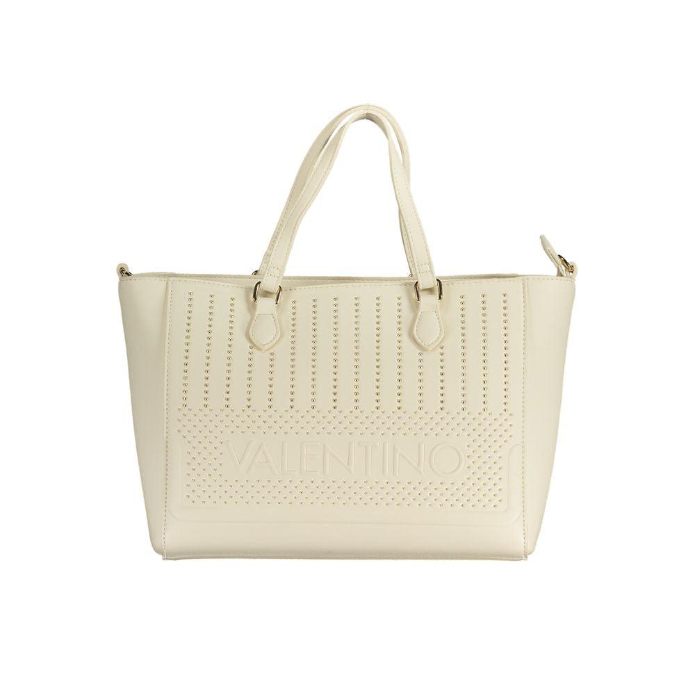 Valentino Bags White Polyethylene Handbag - Arichezz.store