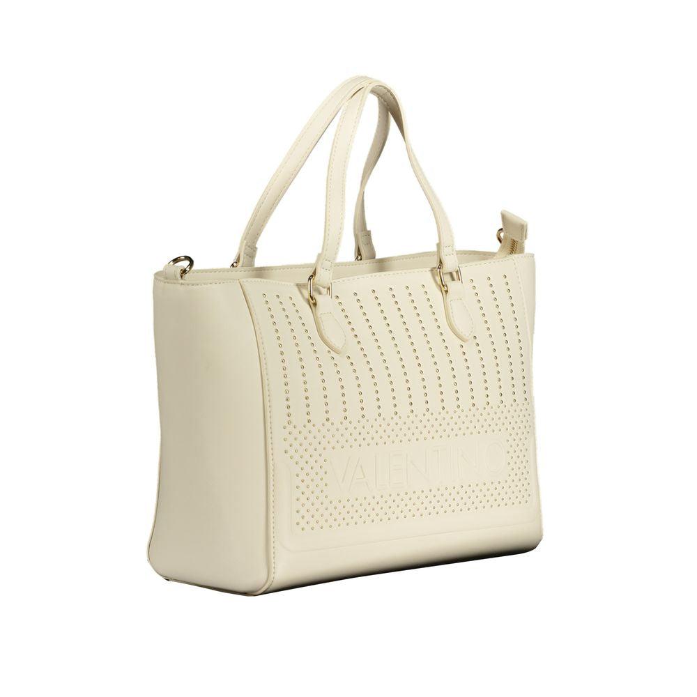 Valentino Bags White Polyethylene Handbag - Arichezz.store