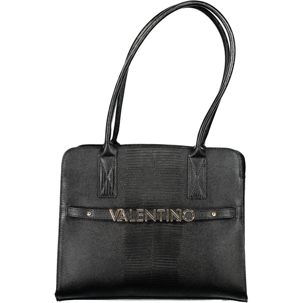 Valentino Bags Black Polyethylene Handbag - Arichezz.store