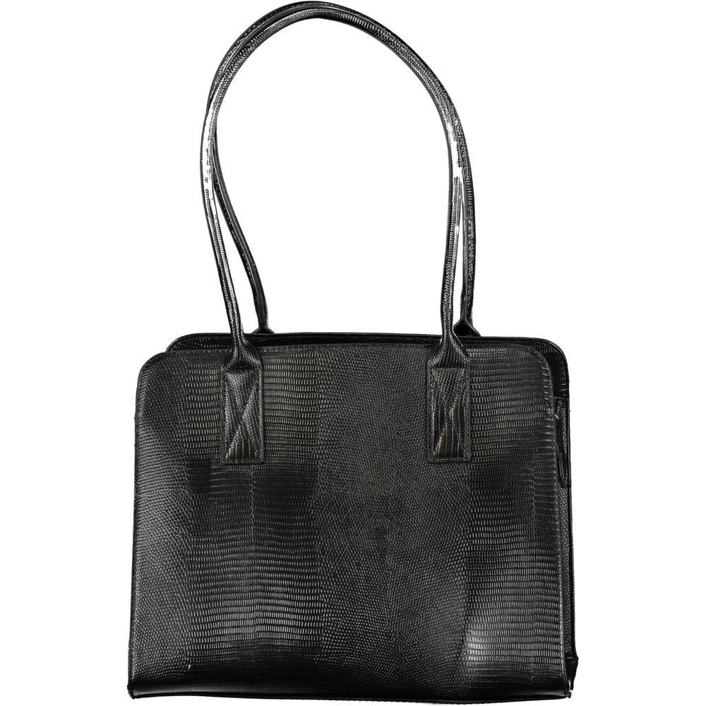 Valentino Bags Black Polyethylene Handbag - Arichezz.store