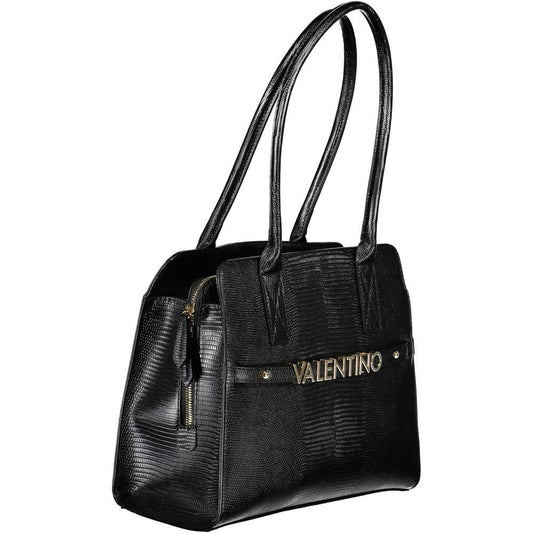 Valentino Bags Black Polyethylene Handbag - Arichezz.store