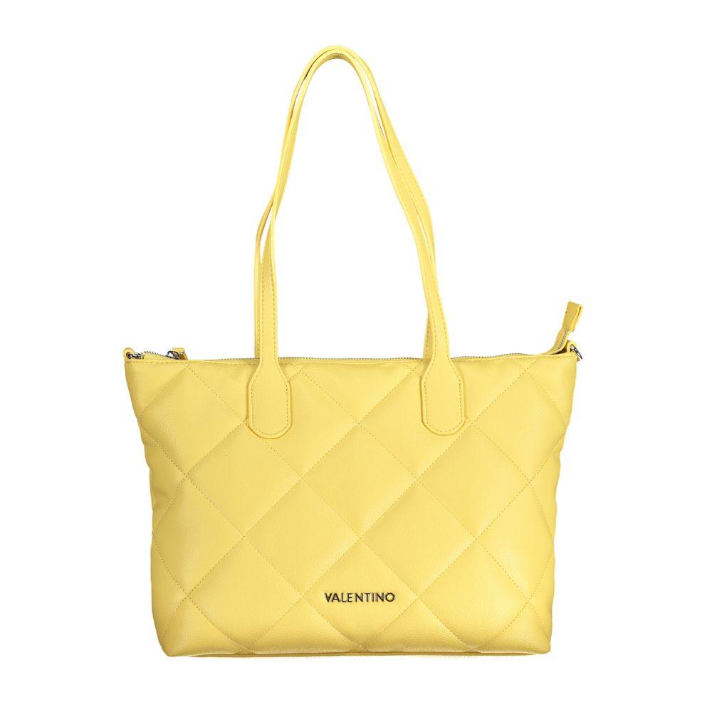 Valentino Bags Yellow Polyethylene Handbag - Arichezz.store